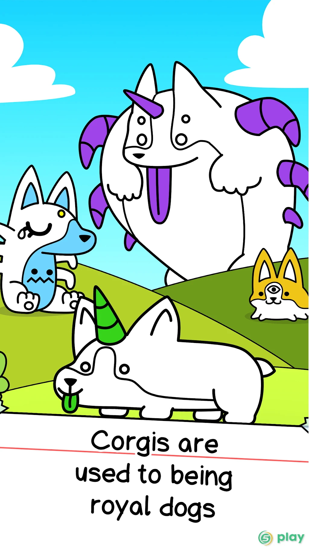 Corgi Evolution - Merge and Create Royal Dogs — скриншот 1