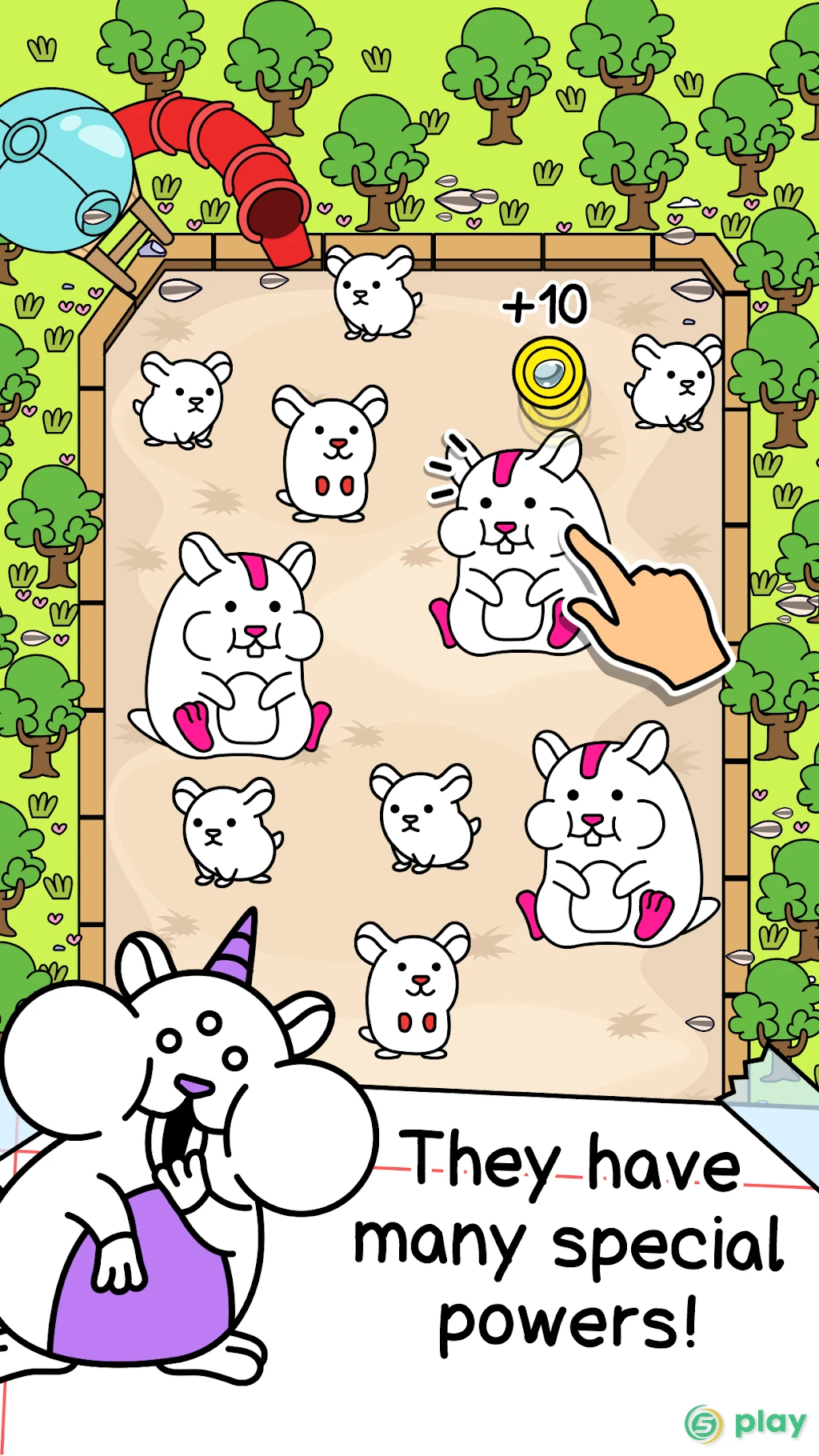 Hamster Evolution - Merge and Create Cute Mice! — скриншот 2