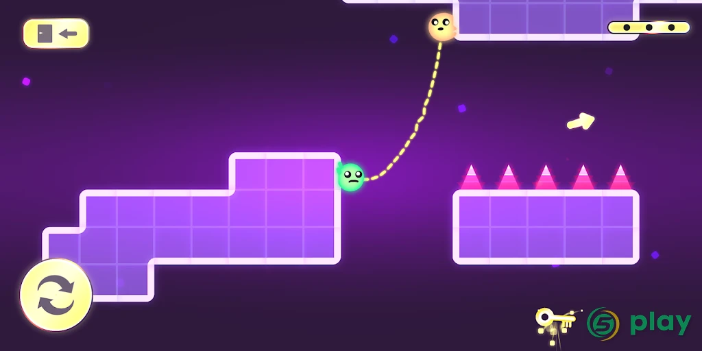 Sticky Climbers: Опасное Приключение — скриншот 3