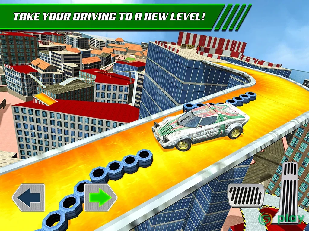 Roof Jumping Car Parking Games — скриншот 14