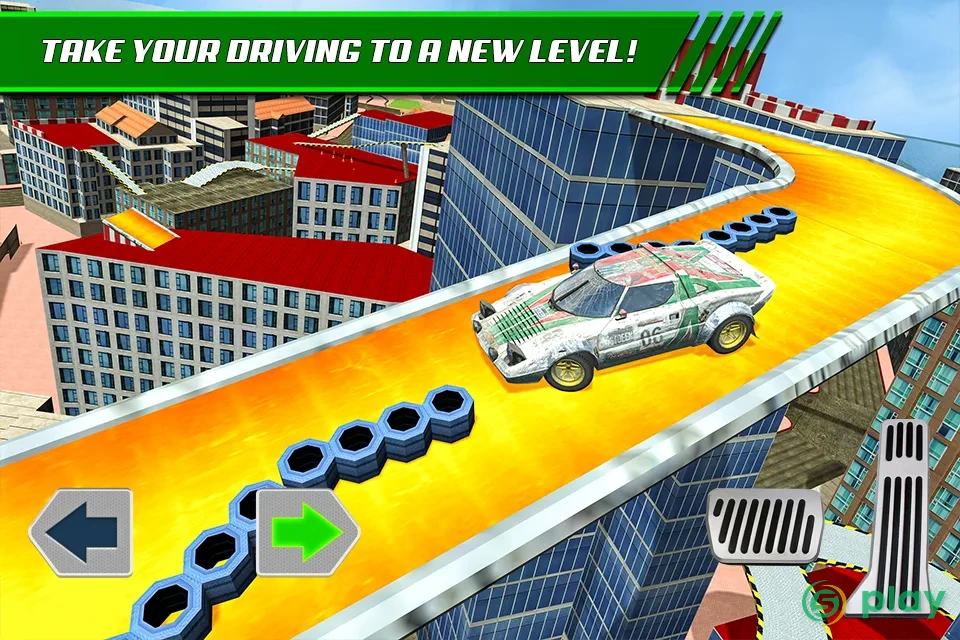 Roof Jumping Car Parking Games — скриншот 4