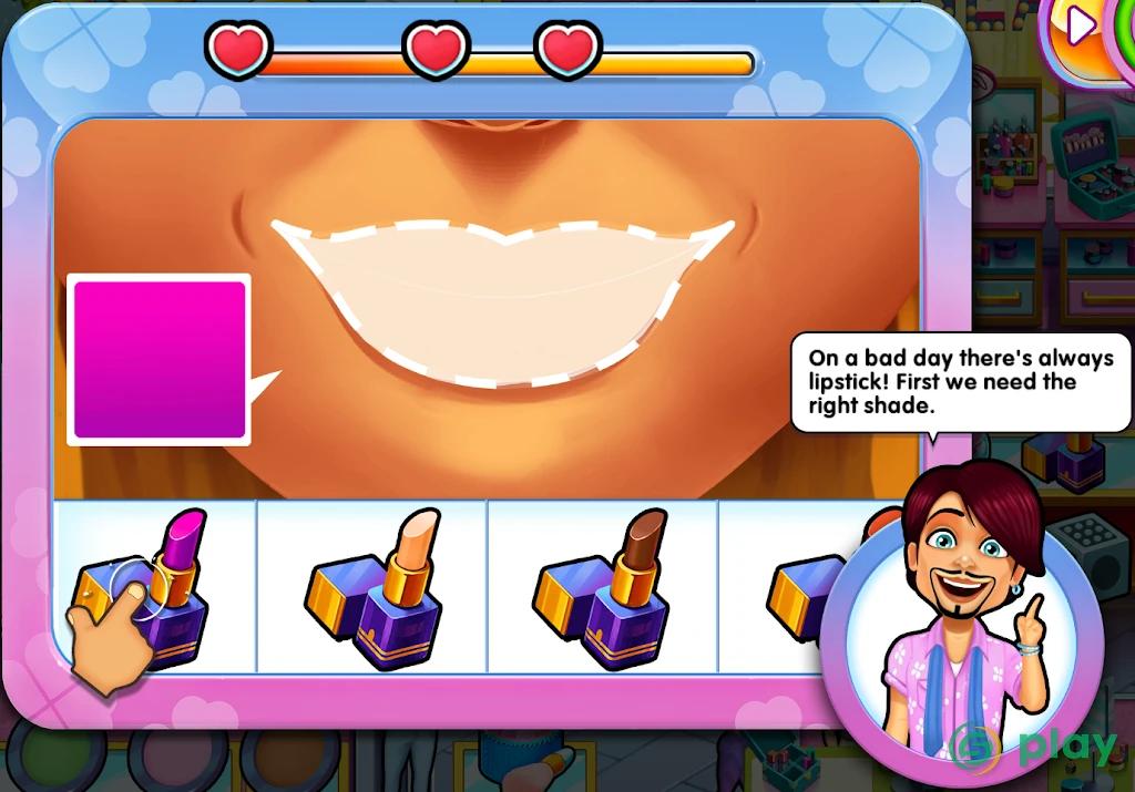 Sally's Salon: Kiss & Make-Up — скриншот 6