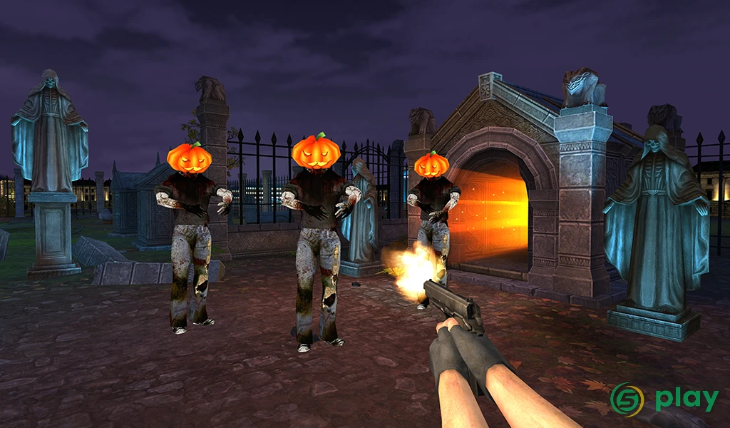 Dead Zombie Shooter - Graveyard fighting — скриншот 10