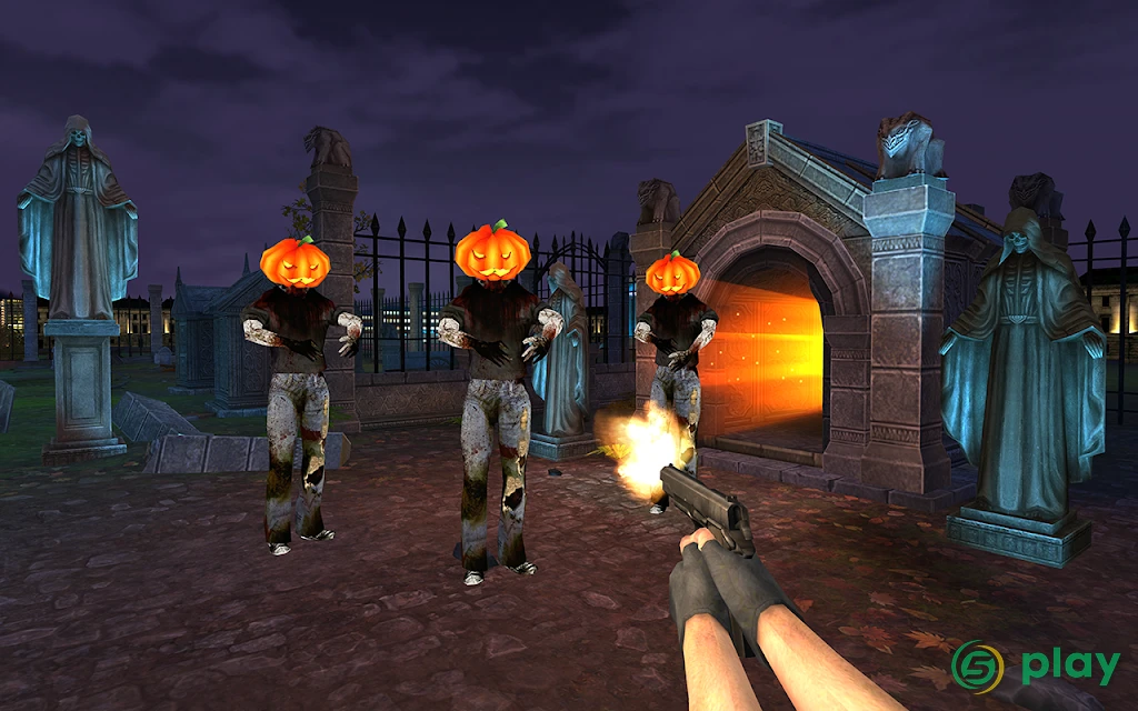 Dead Zombie Shooter - Graveyard fighting — скриншот 13