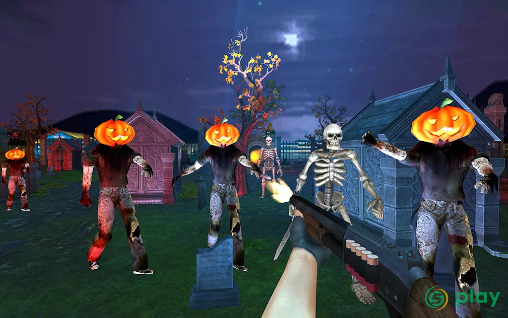 Dead Zombie Shooter - Graveyard fighting — скриншот 14