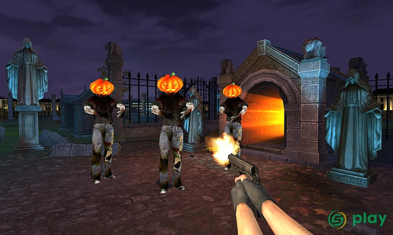 Dead Zombie Shooter - Graveyard fighting — скриншот 5