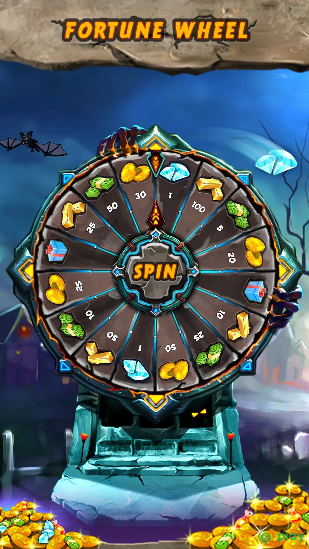 Zombie Ghosts Coin Party Dozer — скриншот 3