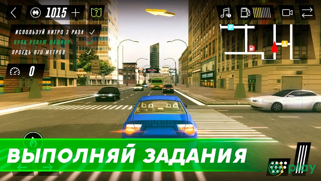 Вождение машины Симулятор — скриншот 2