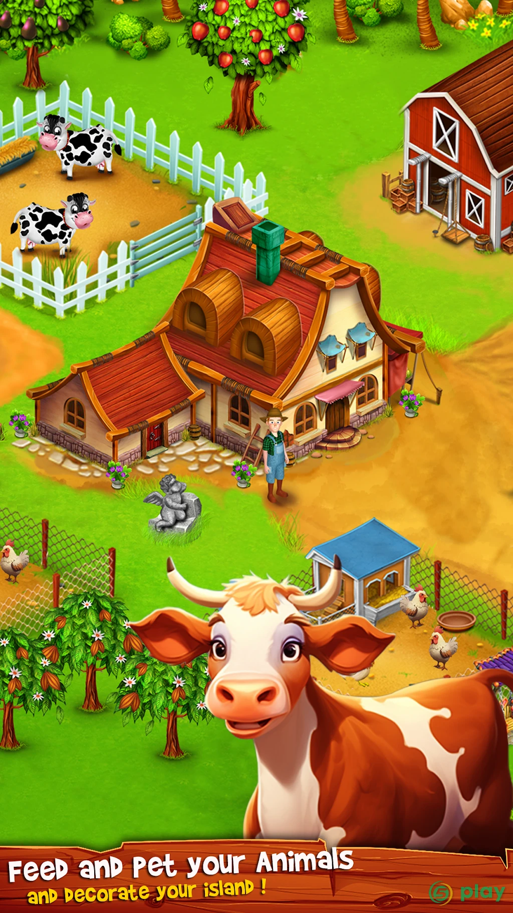Paradise Hay Farm Island - Offline Game — скриншот 4