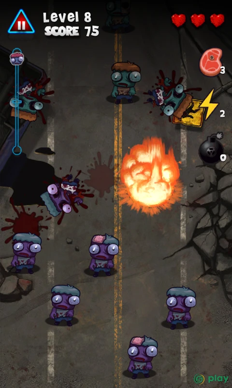 Сокрушитель зомби Zombie Smash — скриншот 2