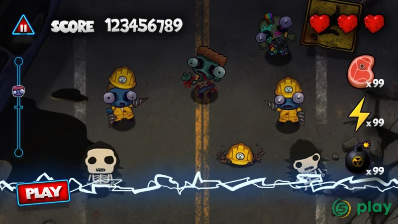Сокрушитель зомби Zombie Smash — скриншот 8