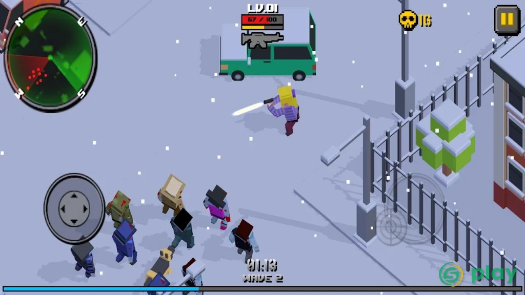 Cube Zombie Hunter — скриншот 4