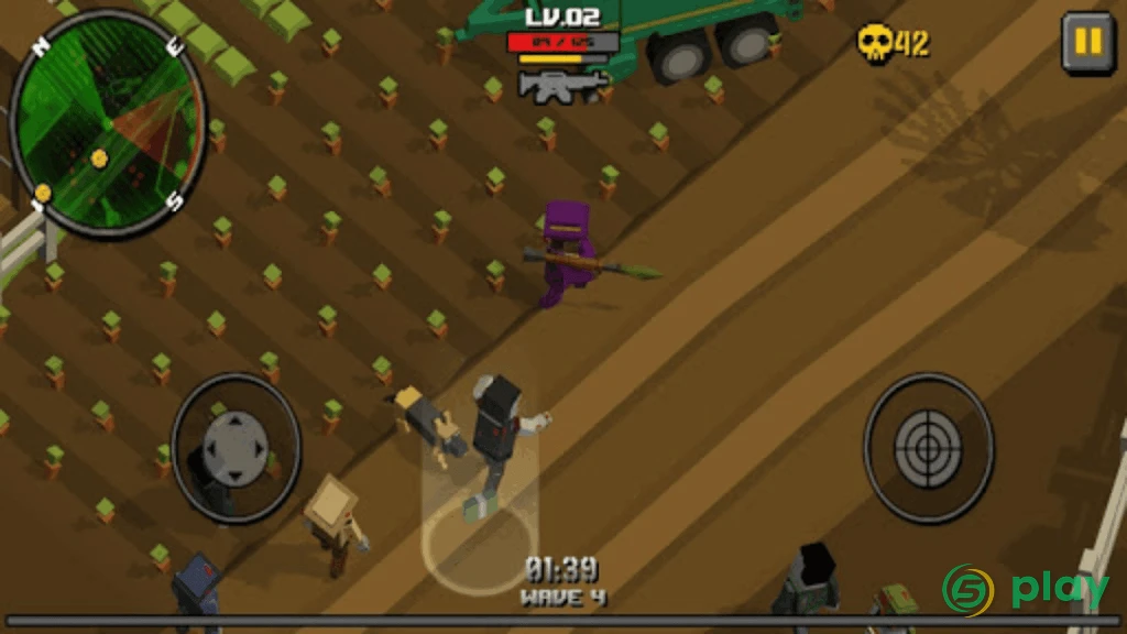 Cube Zombie Hunter — скриншот 7
