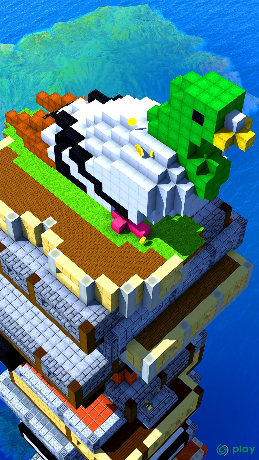 Tower Craft 3D – Строительство блоков идл — скриншот 3