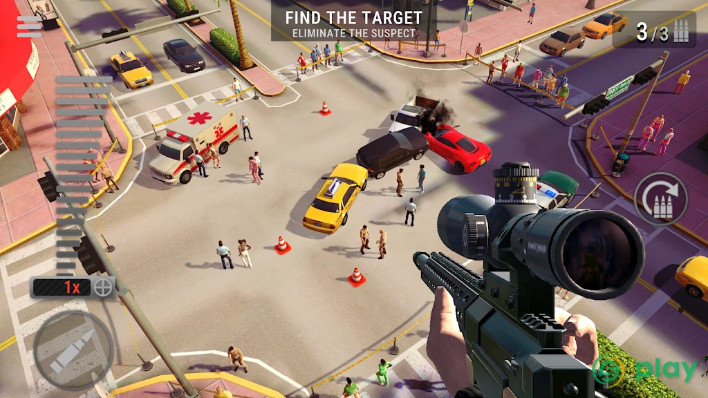 Neon Sniper: FPS криминальный шутер — скриншот 2