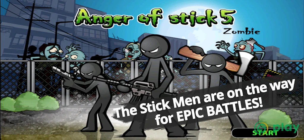 Anger of Stick 5: Zombie — скриншот 1