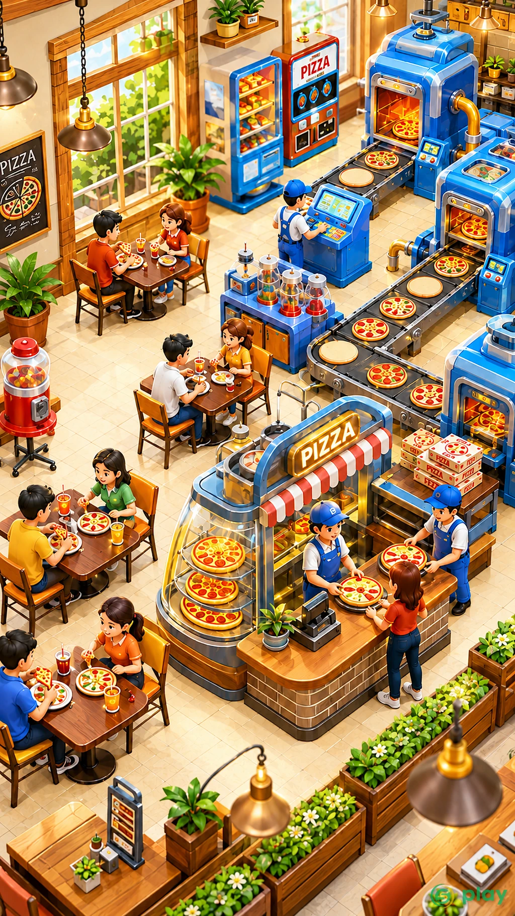 Idle Pizza Production Tycoon — скриншот 5