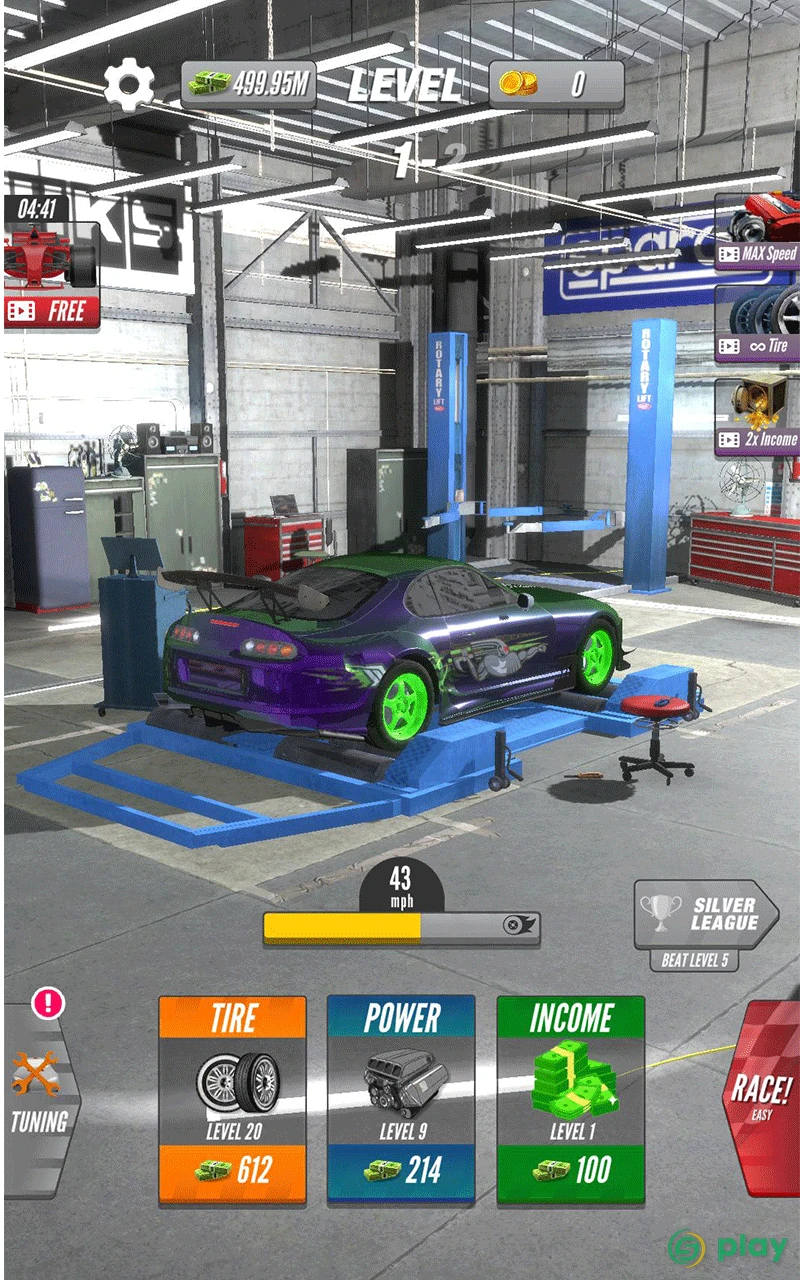 Dyno 2 Race - Car Tuning — скриншот 10