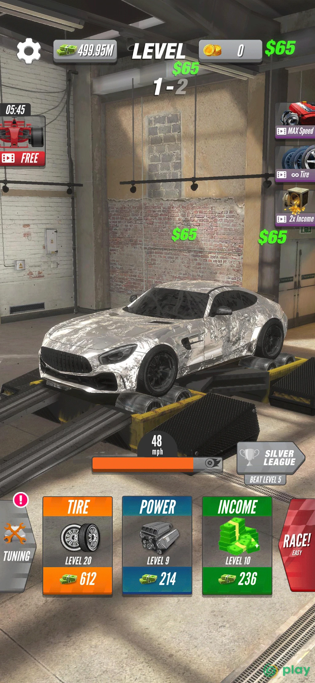 Dyno 2 Race - Car Tuning — скриншот 3