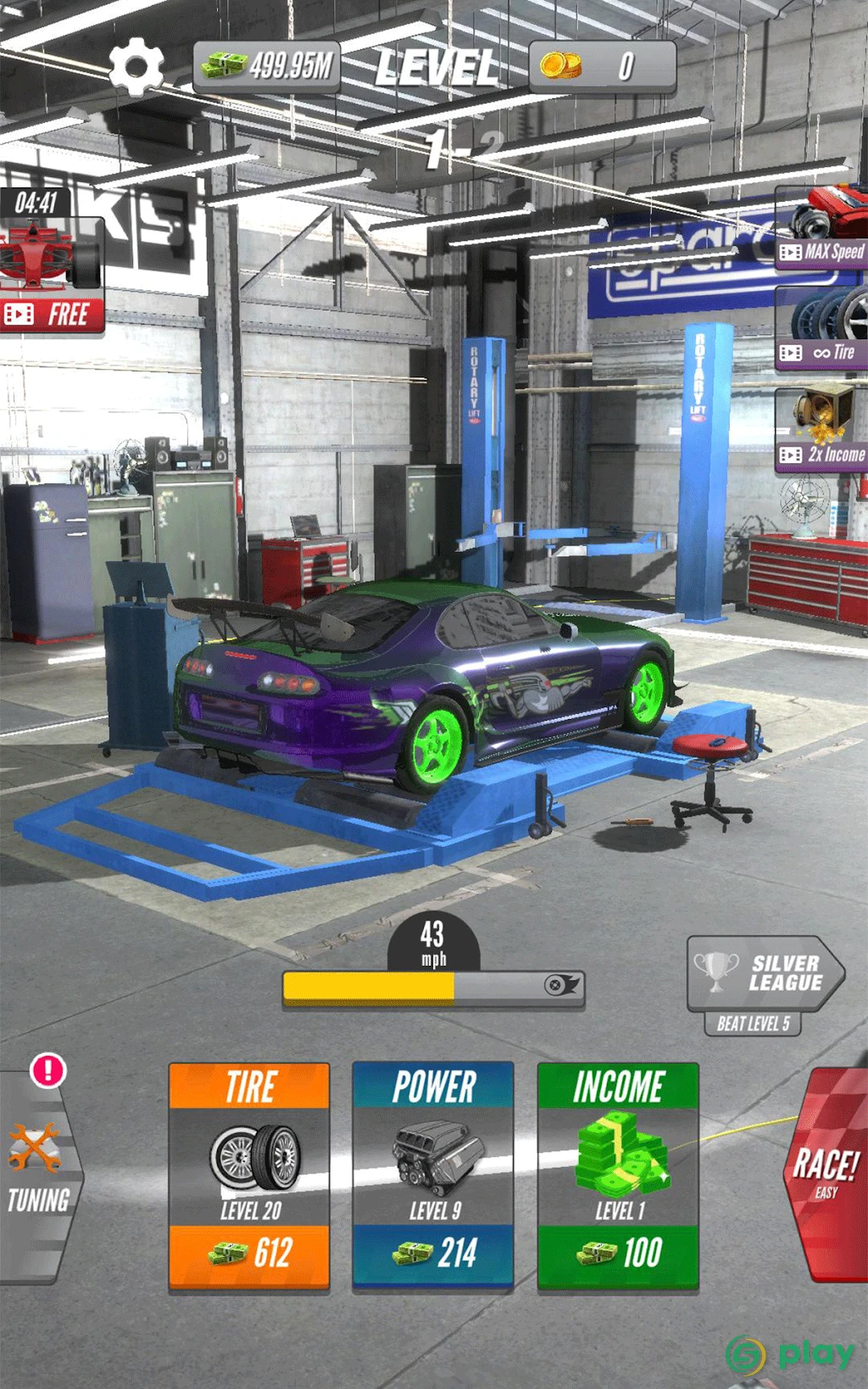 Dyno 2 Race - Car Tuning — скриншот 6
