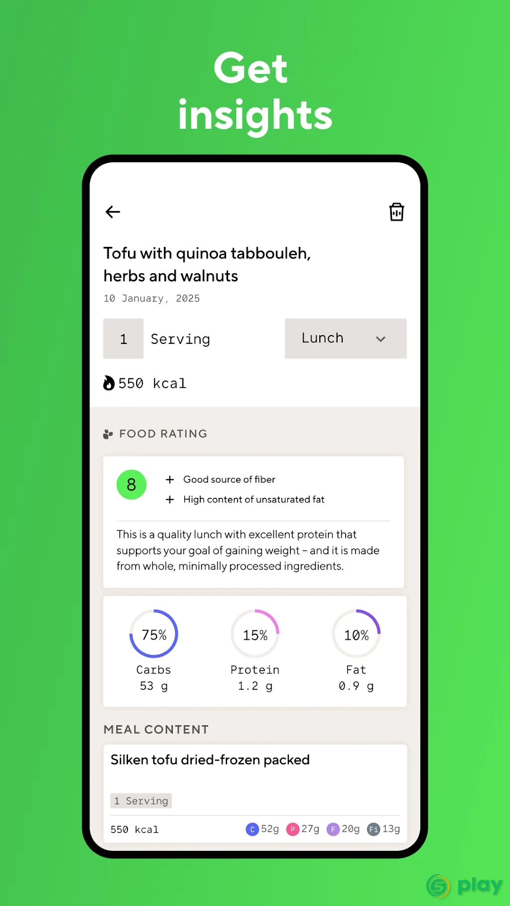 Lifesum: планировщик питания и простые рецепты — скриншот 20