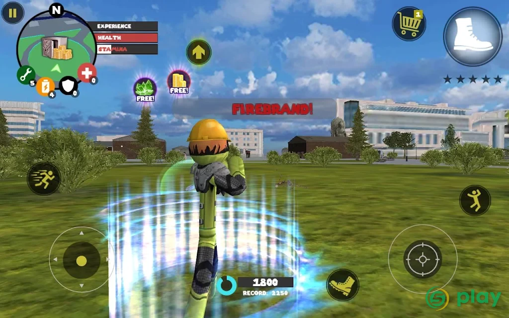 Stickman Rope Hero 2 — скриншот 10
