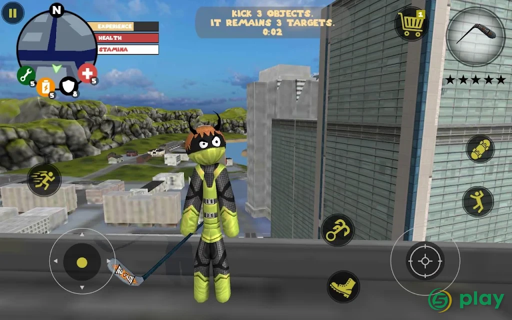 Stickman Rope Hero 2 — скриншот 3