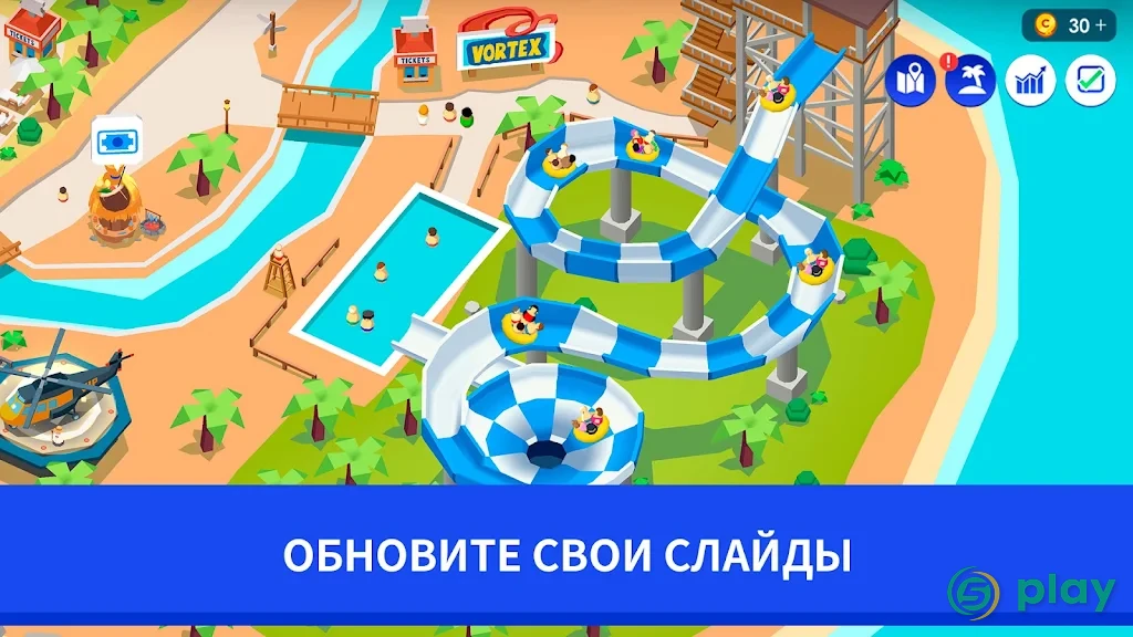 Idle Theme Park - Tycoon Game — скриншот 3
