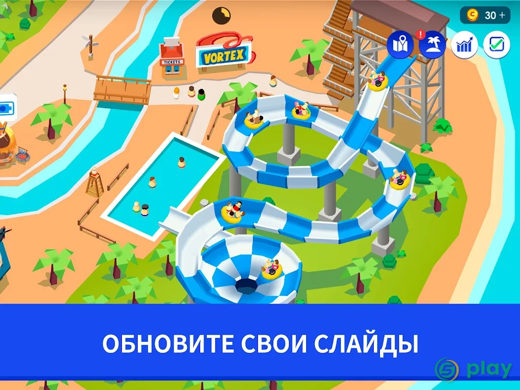 Idle Theme Park - Tycoon Game — скриншот 8