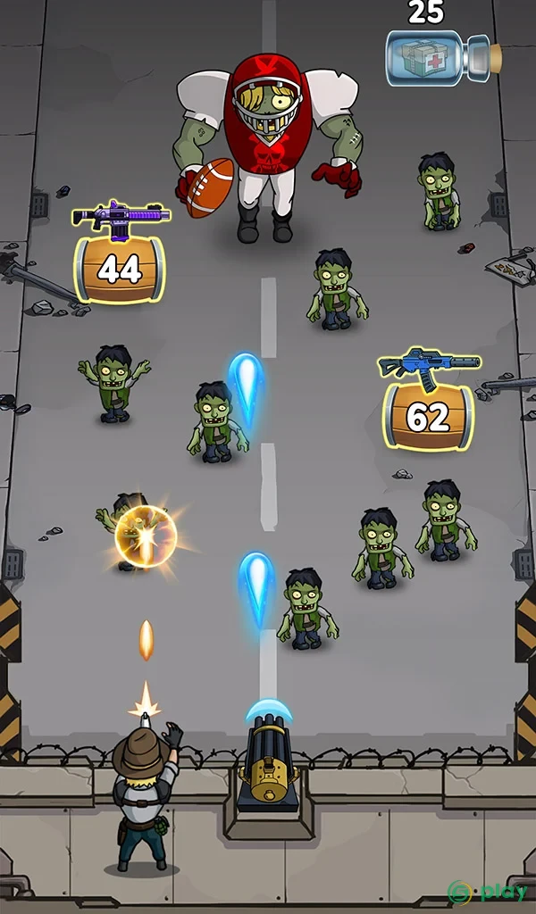 Zombie War: Idle Defense Game — скриншот 1