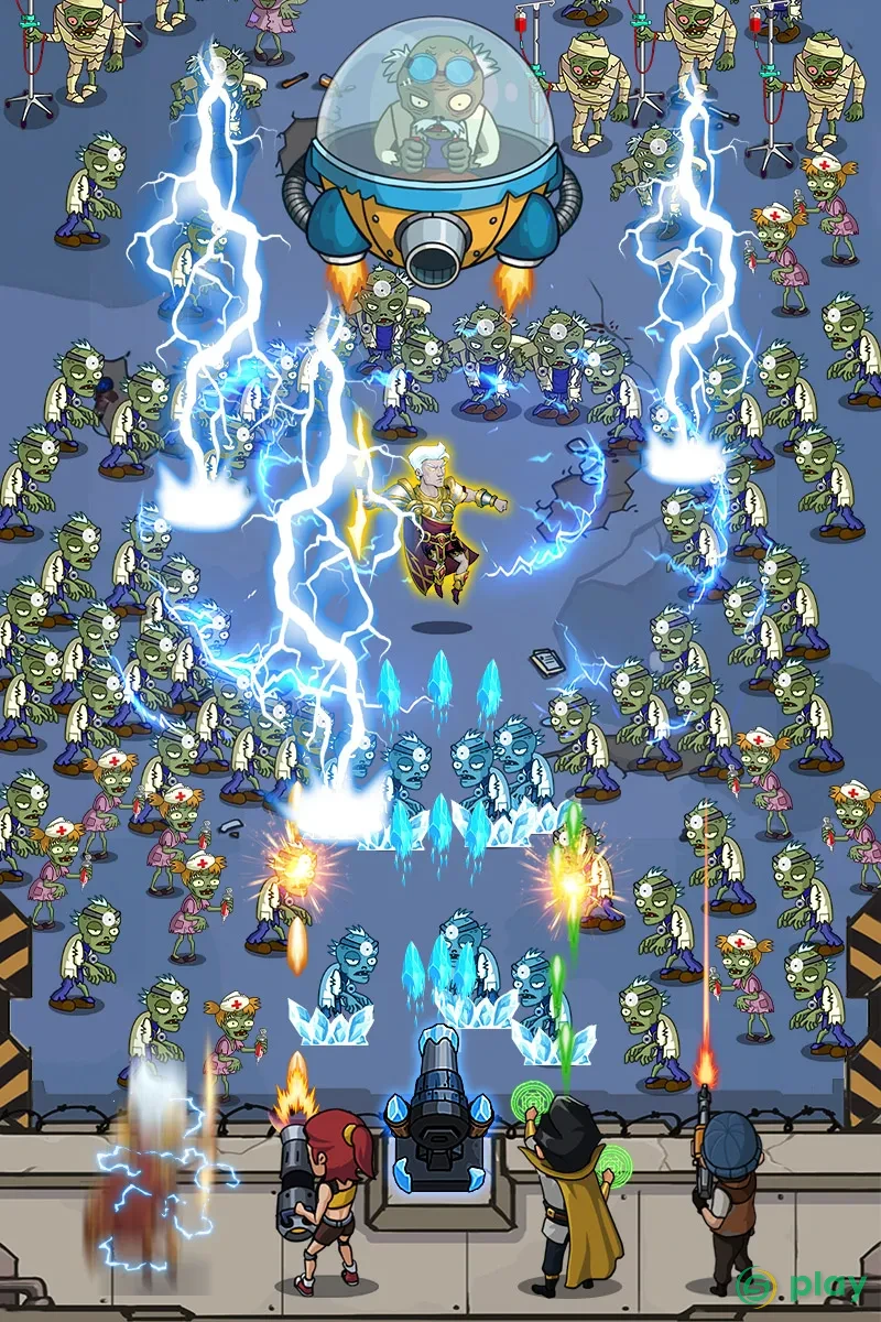 Zombie War: Idle Defense Game — скриншот 11