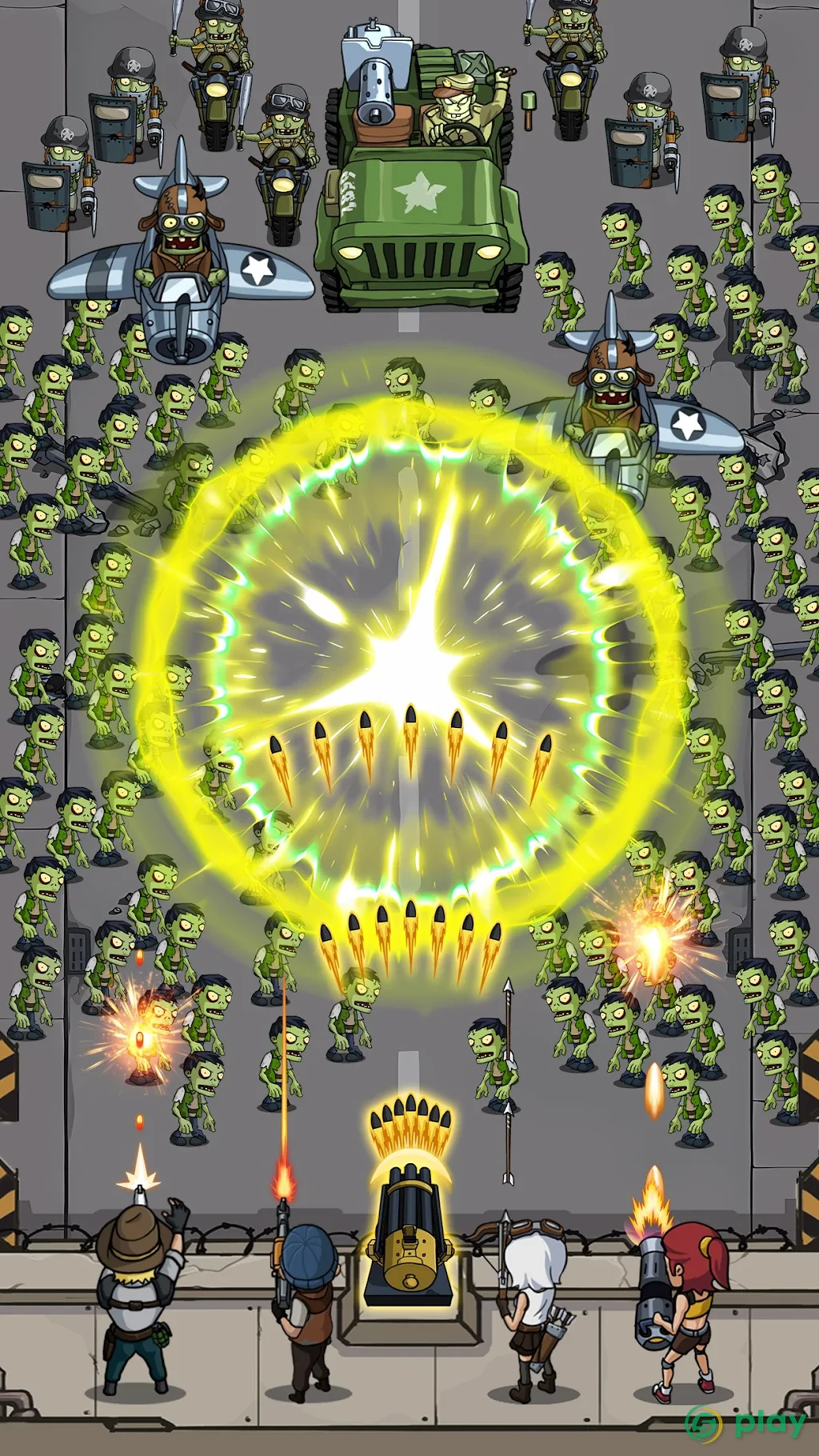 Zombie War: Idle Defense Game — скриншот 18