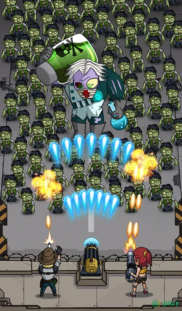 Zombie War: Idle Defense Game — скриншот 2