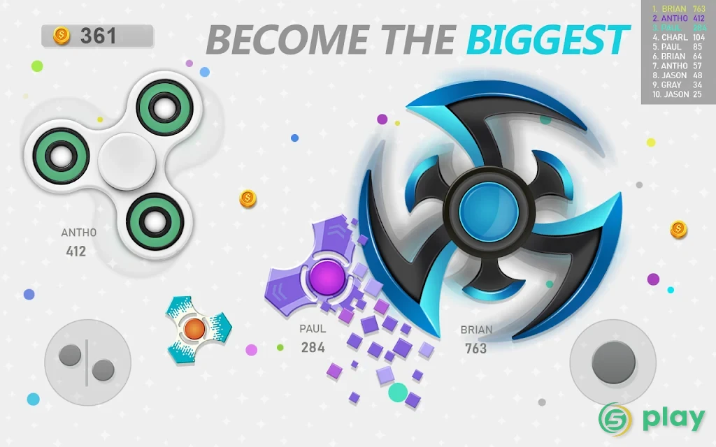 Fidget Spinner .io Game — скриншот 11