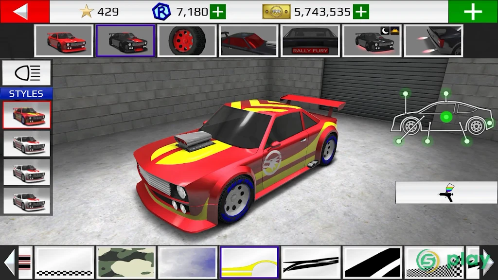 Rally Fury — скриншот 2
