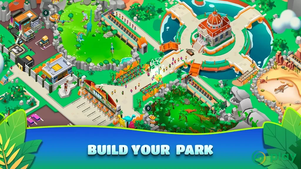 Dinosaur Park - Jurassic Tycoon — скриншот 1