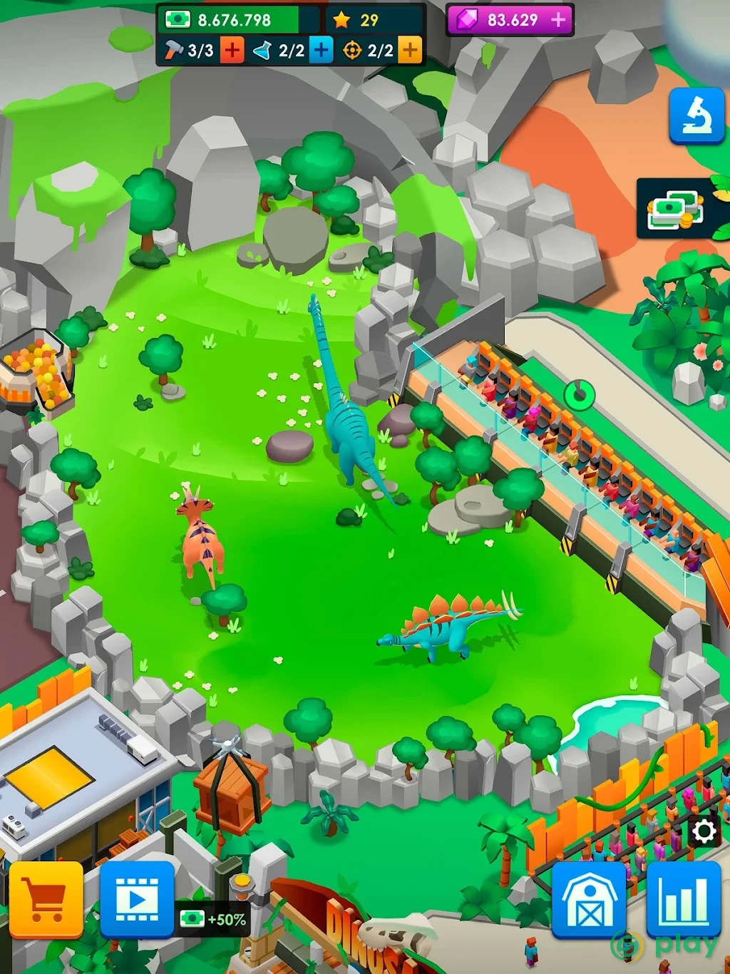Dinosaur Park - Jurassic Tycoon — скриншот 12