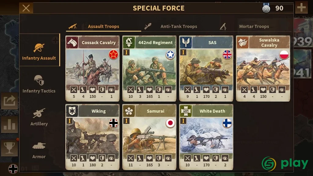 Glory of Generals 3 - WW2 Strategy Game — скриншот 6