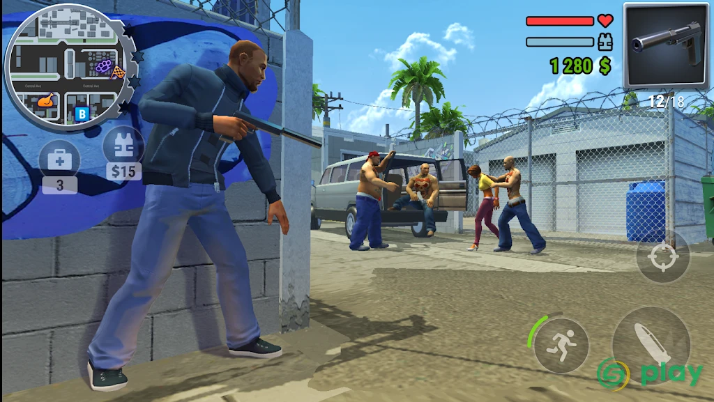 Gangs Town Story. Экшн шутер с открытым миром — скриншот 4