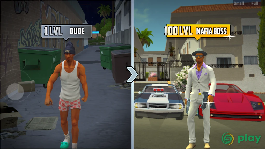 Gangs Town Story. Экшн шутер с открытым миром — скриншот 6