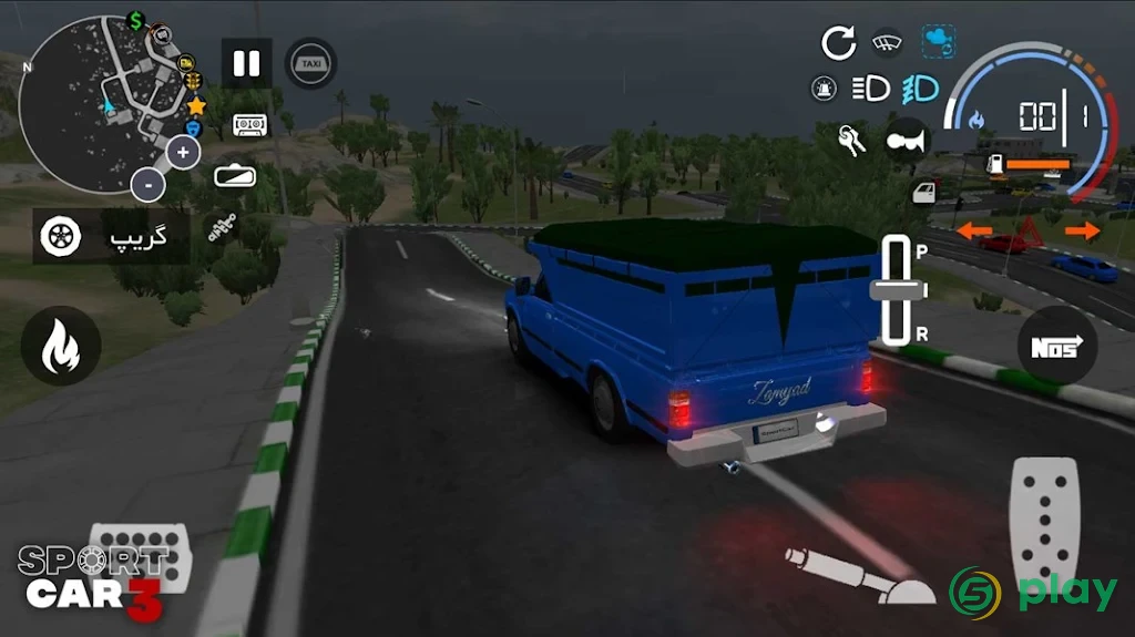 Sport car 3 : Taxi & Police -  drive simulator — скриншот 2
