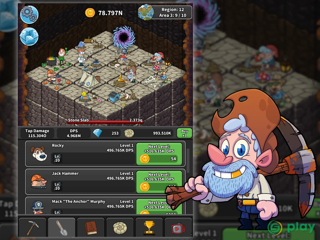 Tap Tap Dig - Idle Clicker Game — скриншот 14