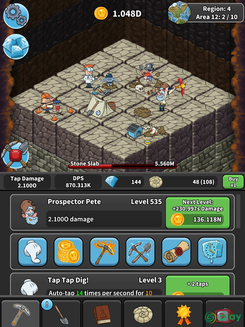 Tap Tap Dig - Idle Clicker Game — скриншот 21