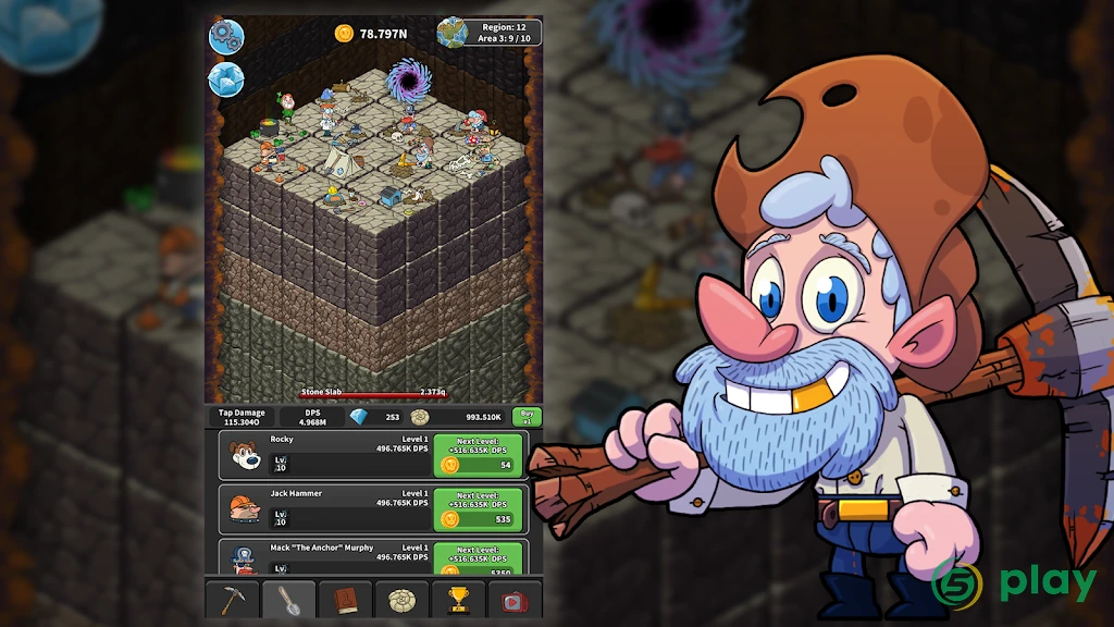 Tap Tap Dig - Idle Clicker Game — скриншот 6